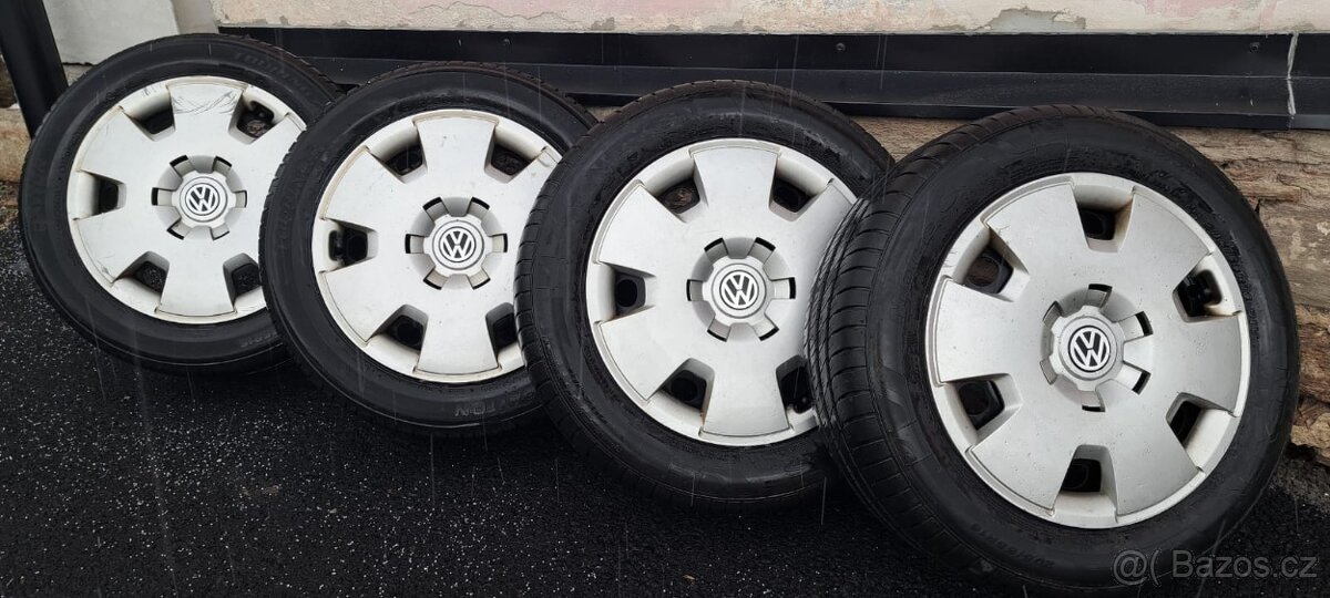 Kola VW 205/55 5x112 R16, letní pneu 4ks