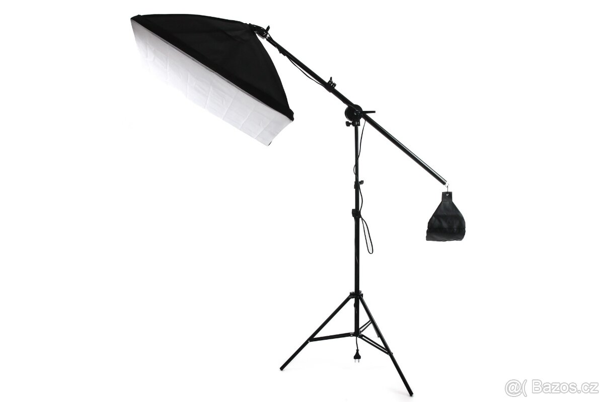 SoftBox rameno E27 LED 150W 50x70cm stmívatelné dálkové ovl