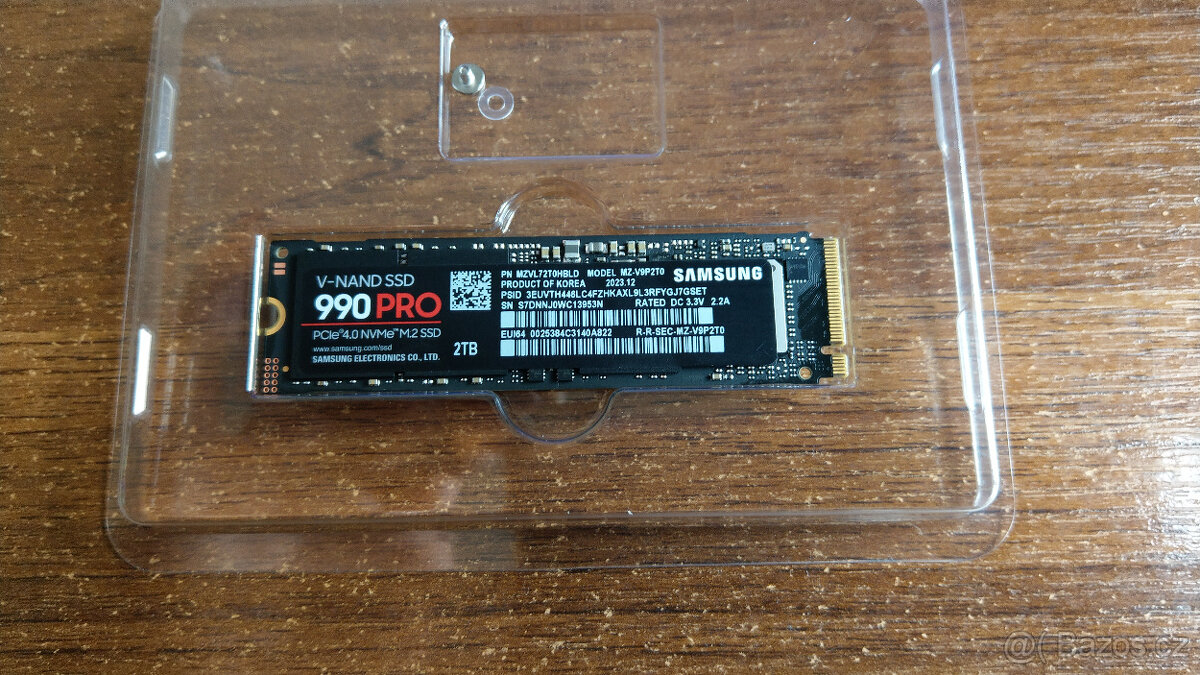 NVMe SSD M.2 Samsung 990 PRO 2TB