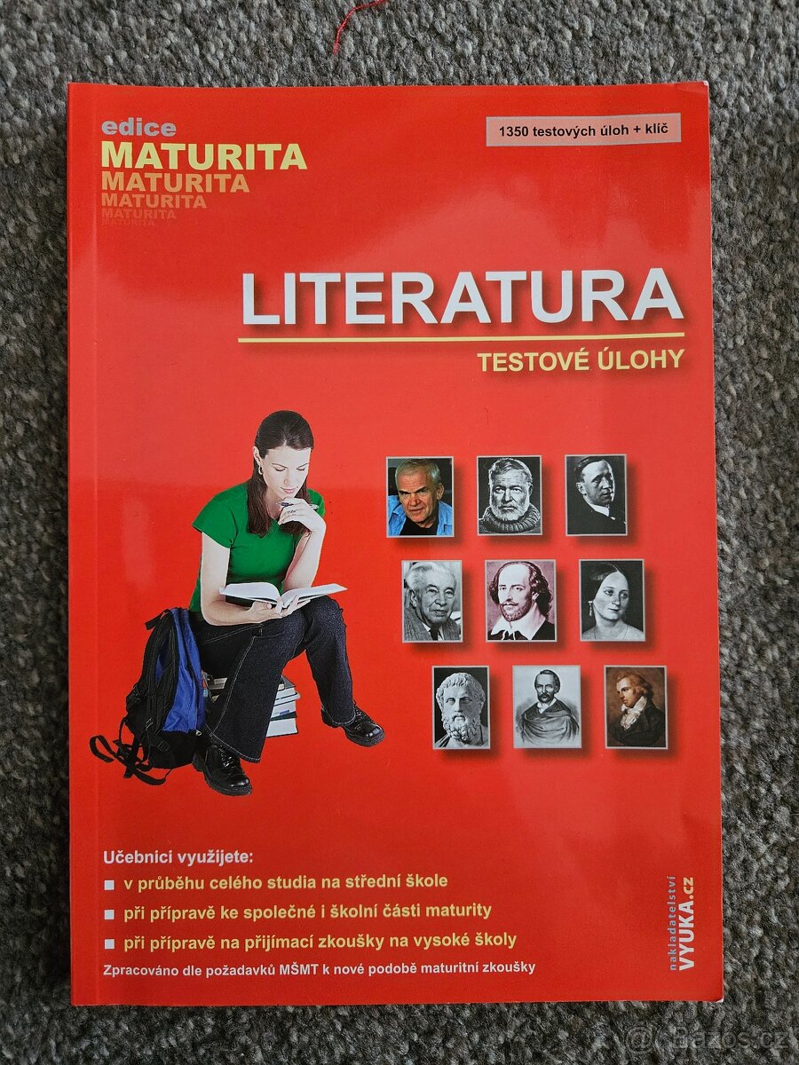 Literatura- testové úlohy, edice maturita