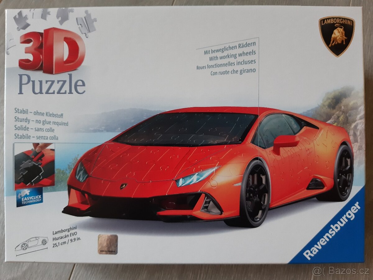 RAVENSBURGER 3D puzzle Lamborghini TOP STAV