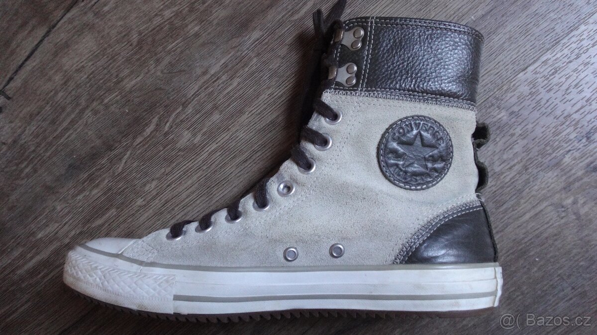 Vysoké kožené Converse vel.39,5