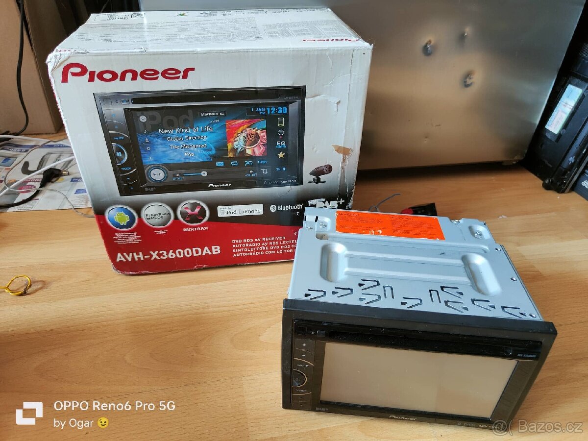 Pioneer AVH-X3600DAB - rok staré