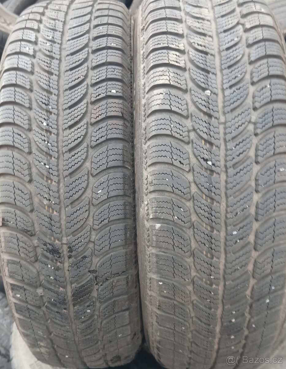 175/65 R15 84T Sava Eskimo S3+, DVĚ zimní pneumatiky, hloubk