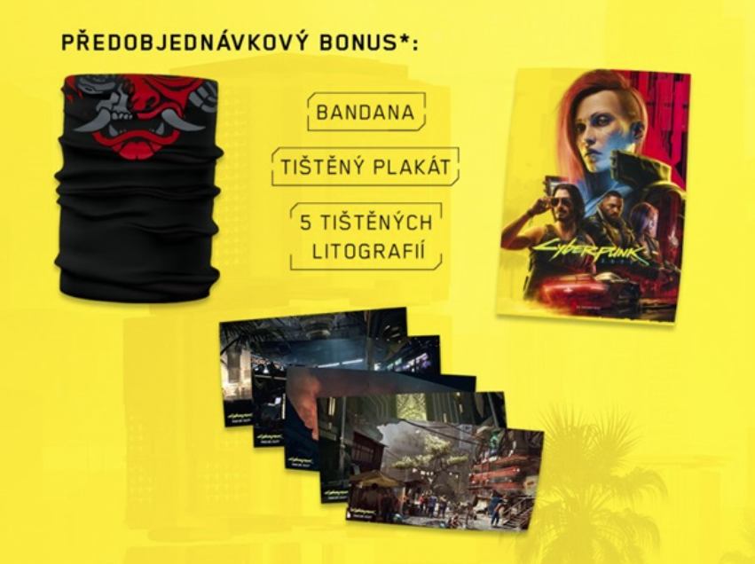 Předobjednávkový bonus k Cyberpunk 2077: Ultimate Edition