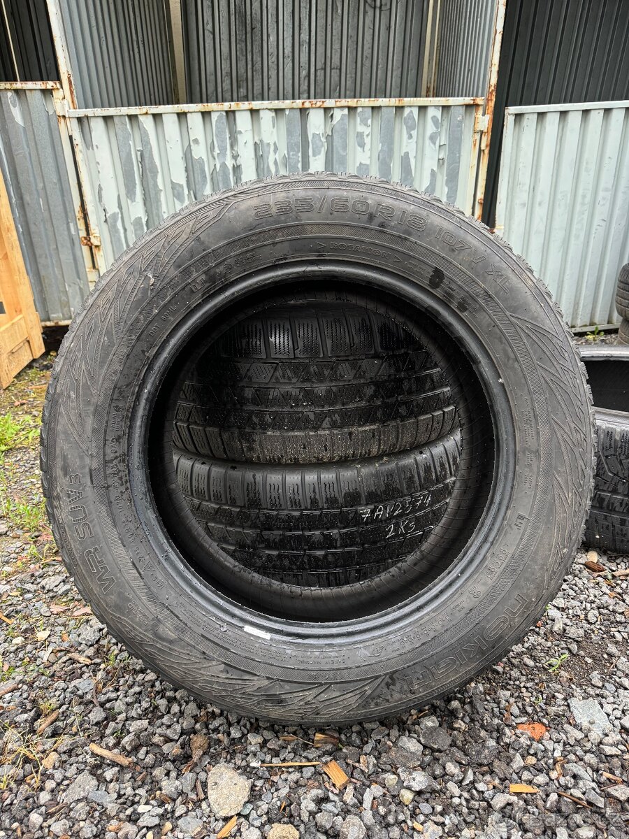 Zimní pneu m+s 235/60 R18 Nokian 6mm