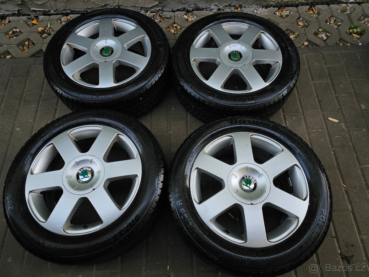 ALU kola VEGA Škoda 5x112 Octavia 2 R16 ET50 zimní