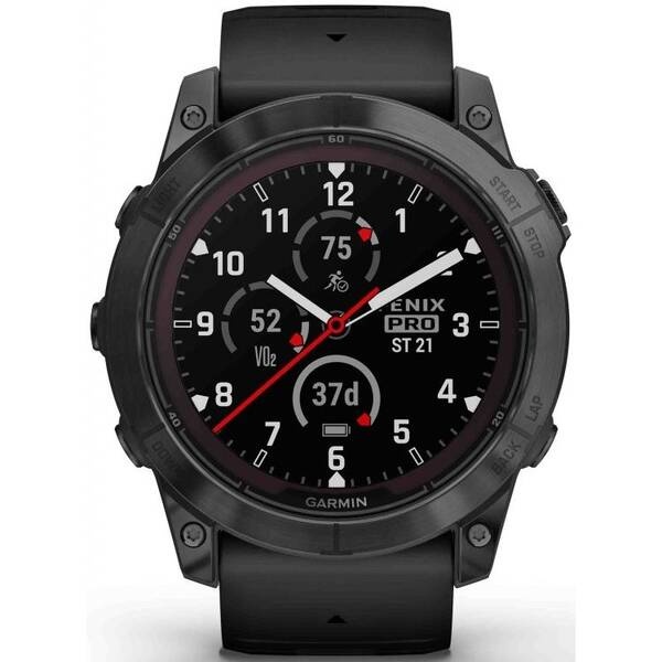 Chytré hodinky Garmin Fenix 7X  Sapphire Solar Carbon Gray D