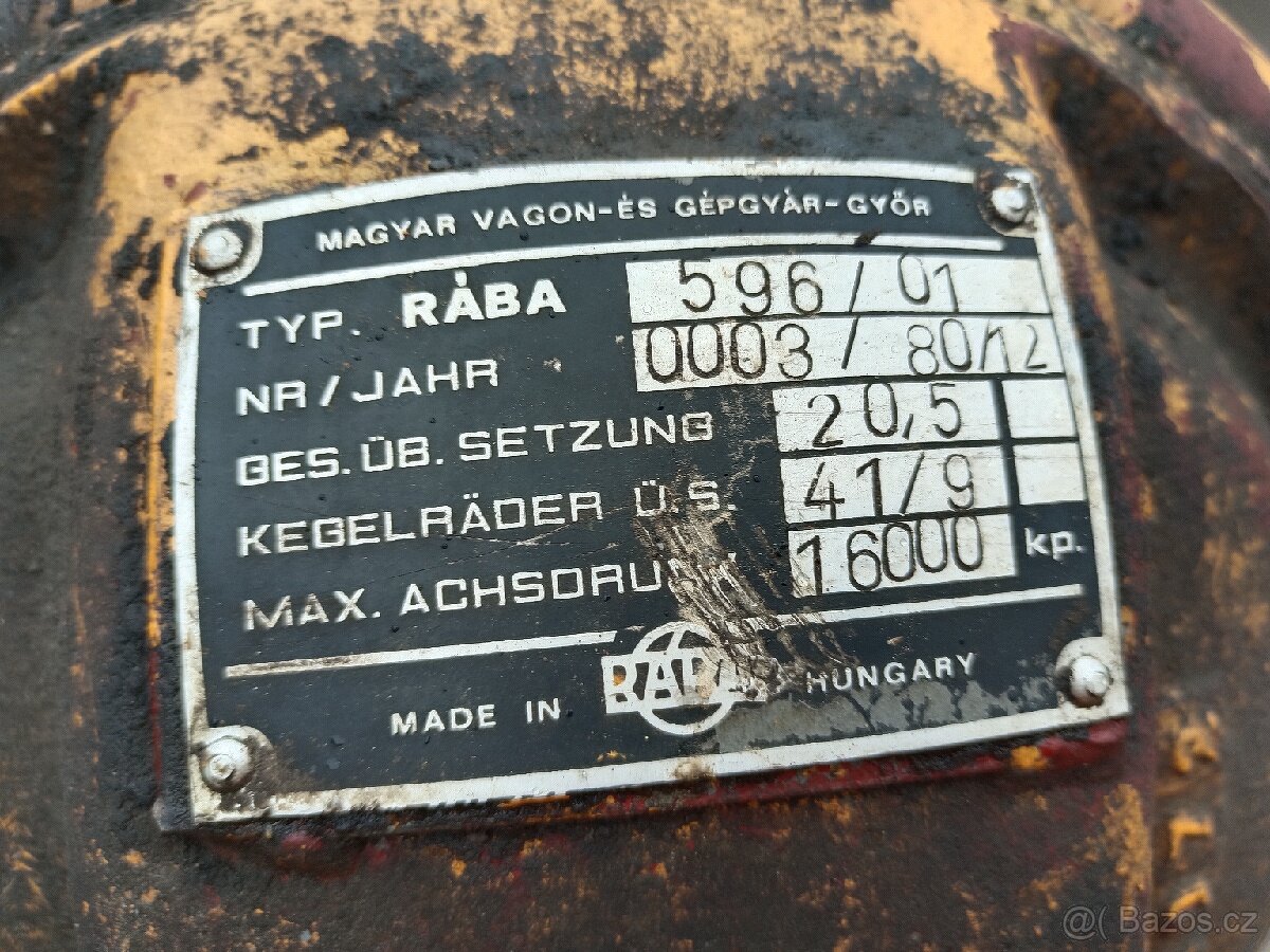 Náprava Rába 596/01