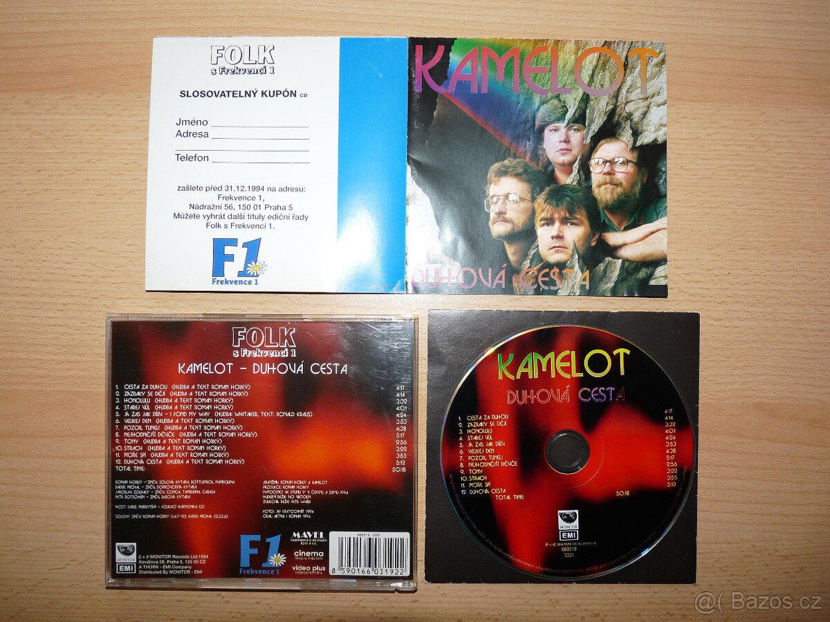 prodám CD KAMELOT-Duhová Cesta 1994 Monitor-EMI RARITA