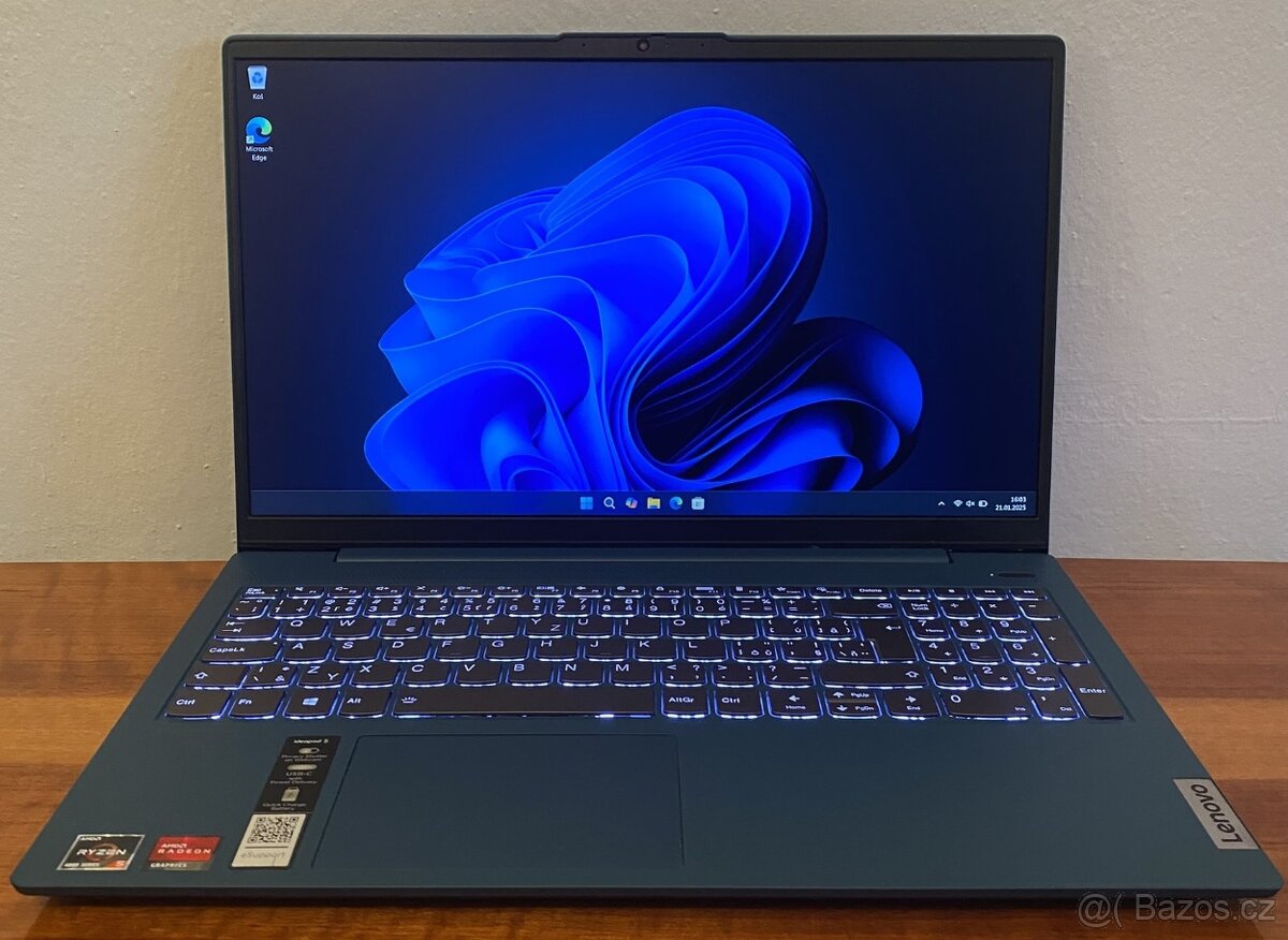 Lenovo IdeaPad 5 - Ryzen 5, 16GB RAM, 500GB SSD, ZÁRUKA