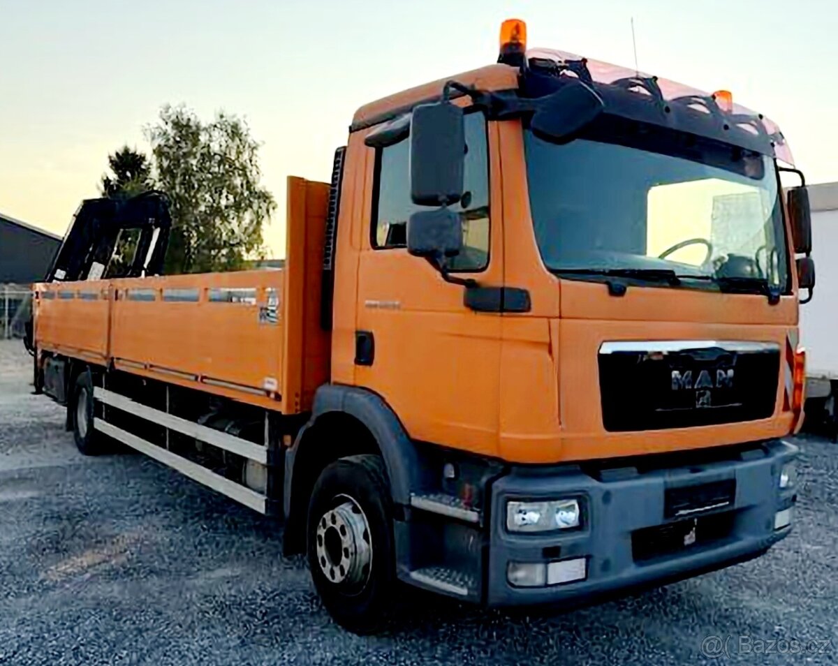 MAN TGM 12.250 VALNÍK S HYDRAULICKOU RUKOU MKG