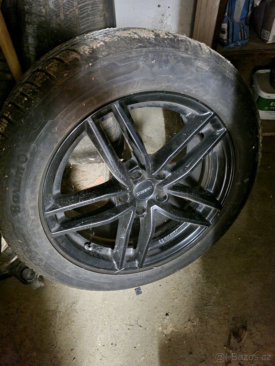 Alu disky se zimními pneu 235/55 r18 audi