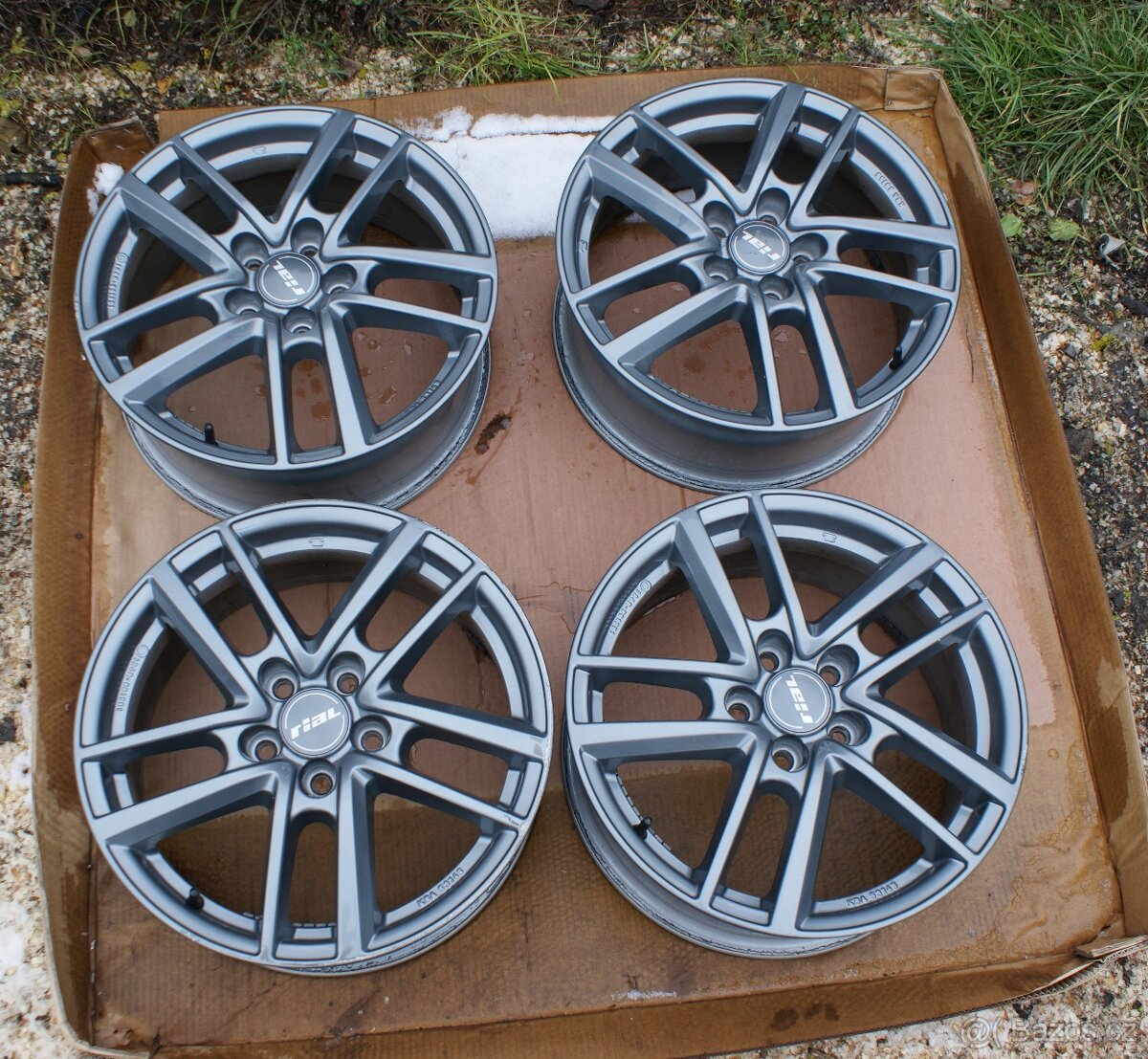 grafitova alu kola 5x112 VW Skoda Seat Audi R17 5x112