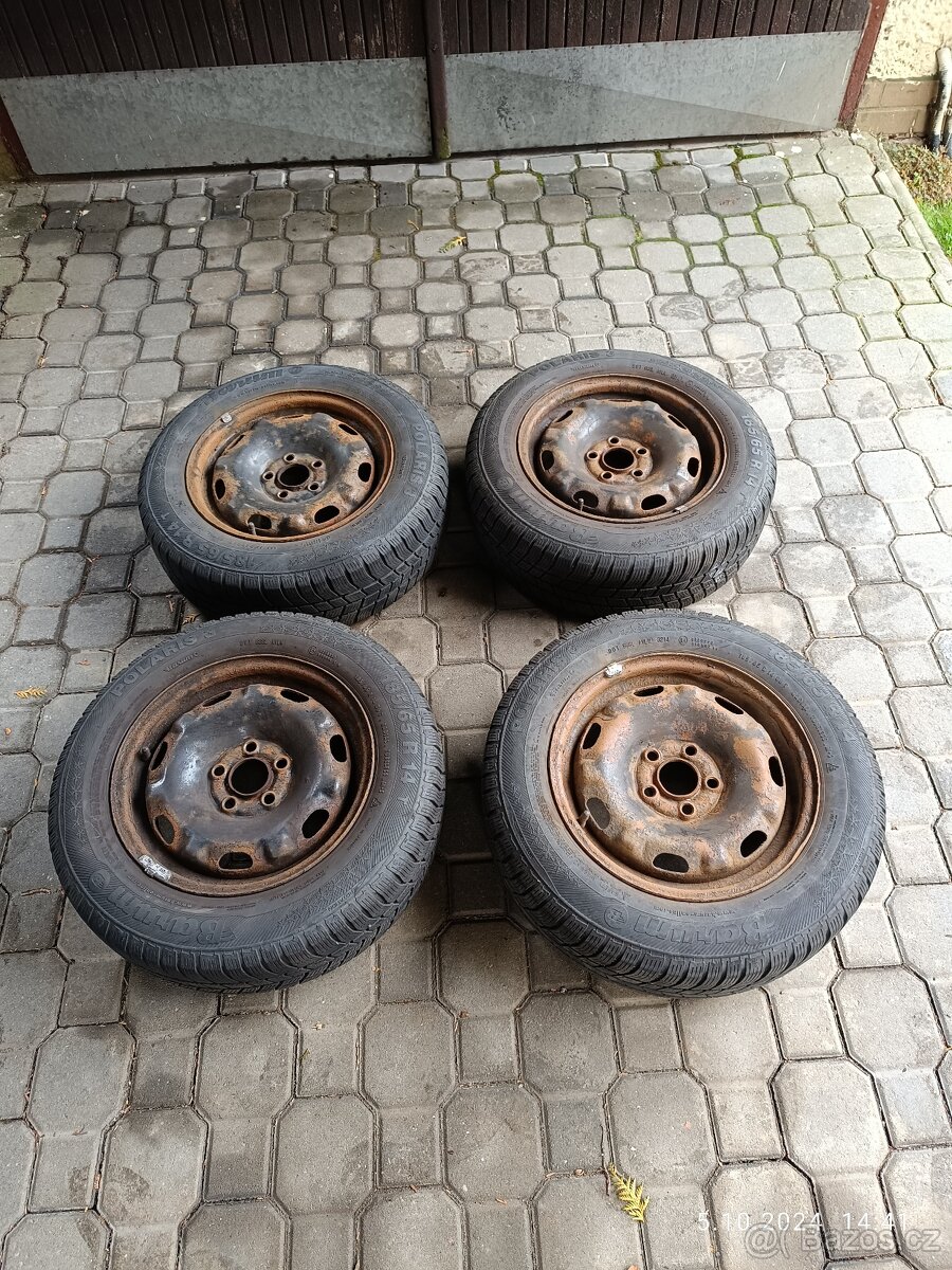 sada zimích kol 185/65 r14 Škoda Roomster/Fabia II