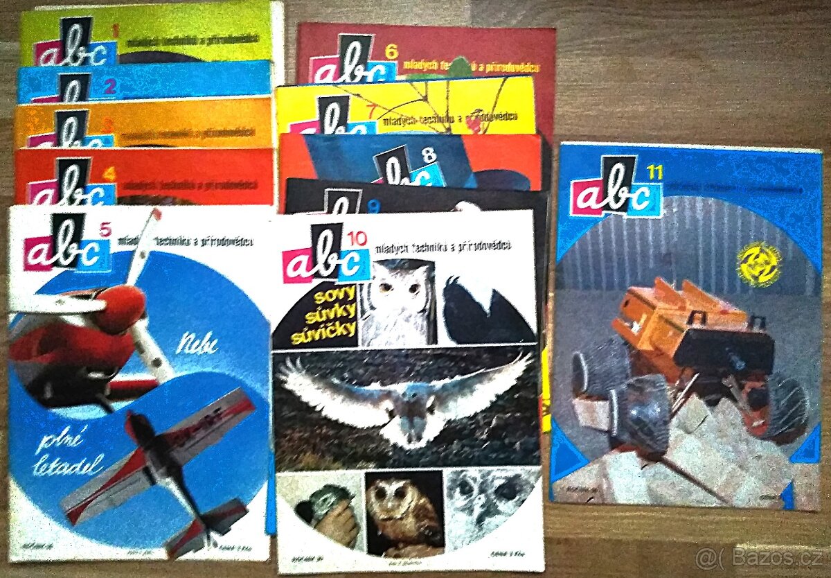 10x ABC. Ročník 30. 1985. Čísla 1-10. Komiks.