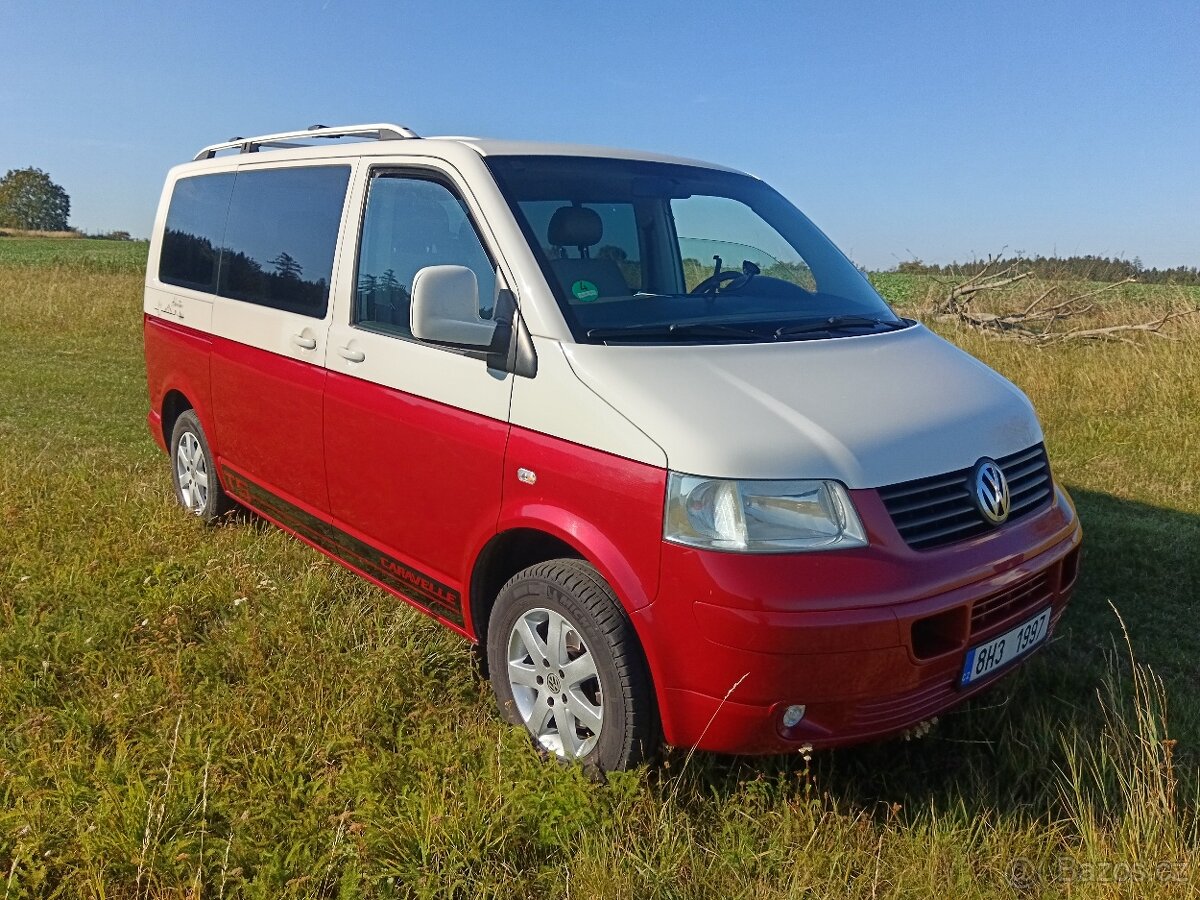 VW CARAVELLE T5 1.9 TDI 85 KW R.V.2006 BEZ KLIMATIZACE