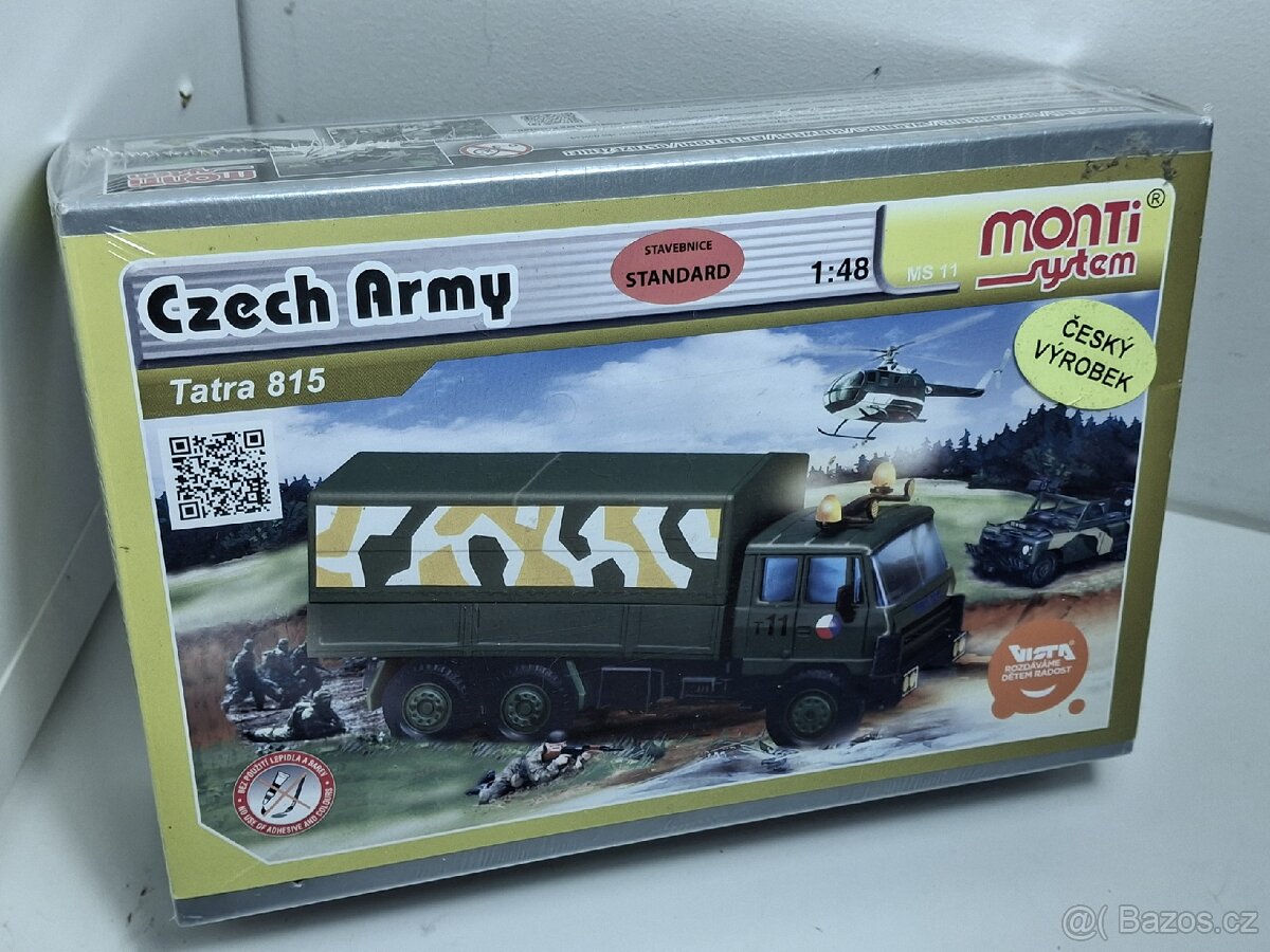 Nová stavebnice Monti System Tatra 815 Czech Army