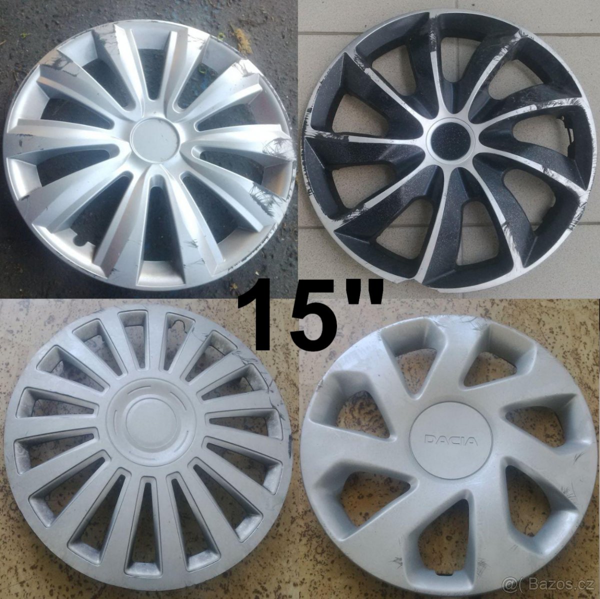 Poklice 15" Delta Quad Versaco Luxury Dacia po 1ks kryt kola