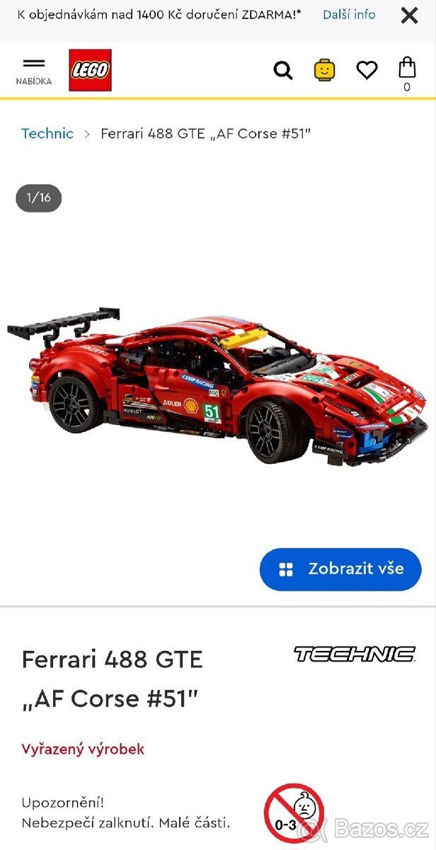 Lego- Ferrari 488 GTE