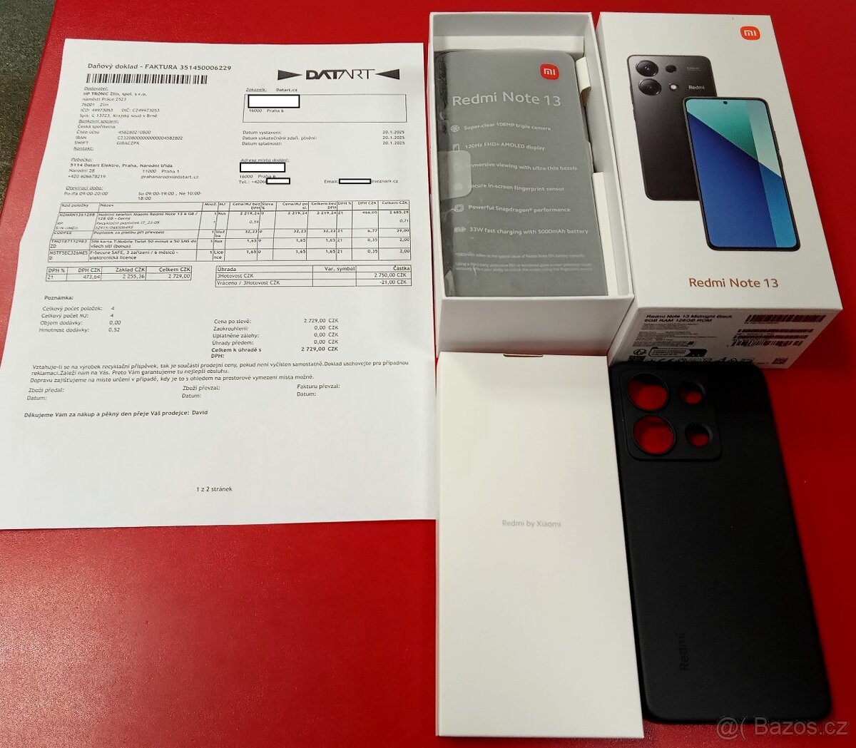 Xiaomi Redmi Note 13 6GB/128GB  záruka 23,5 měs. Datart