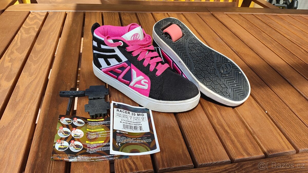 Koloboty Heelys Racer 20 Mid - Neon Pink, vel. EU 36,5