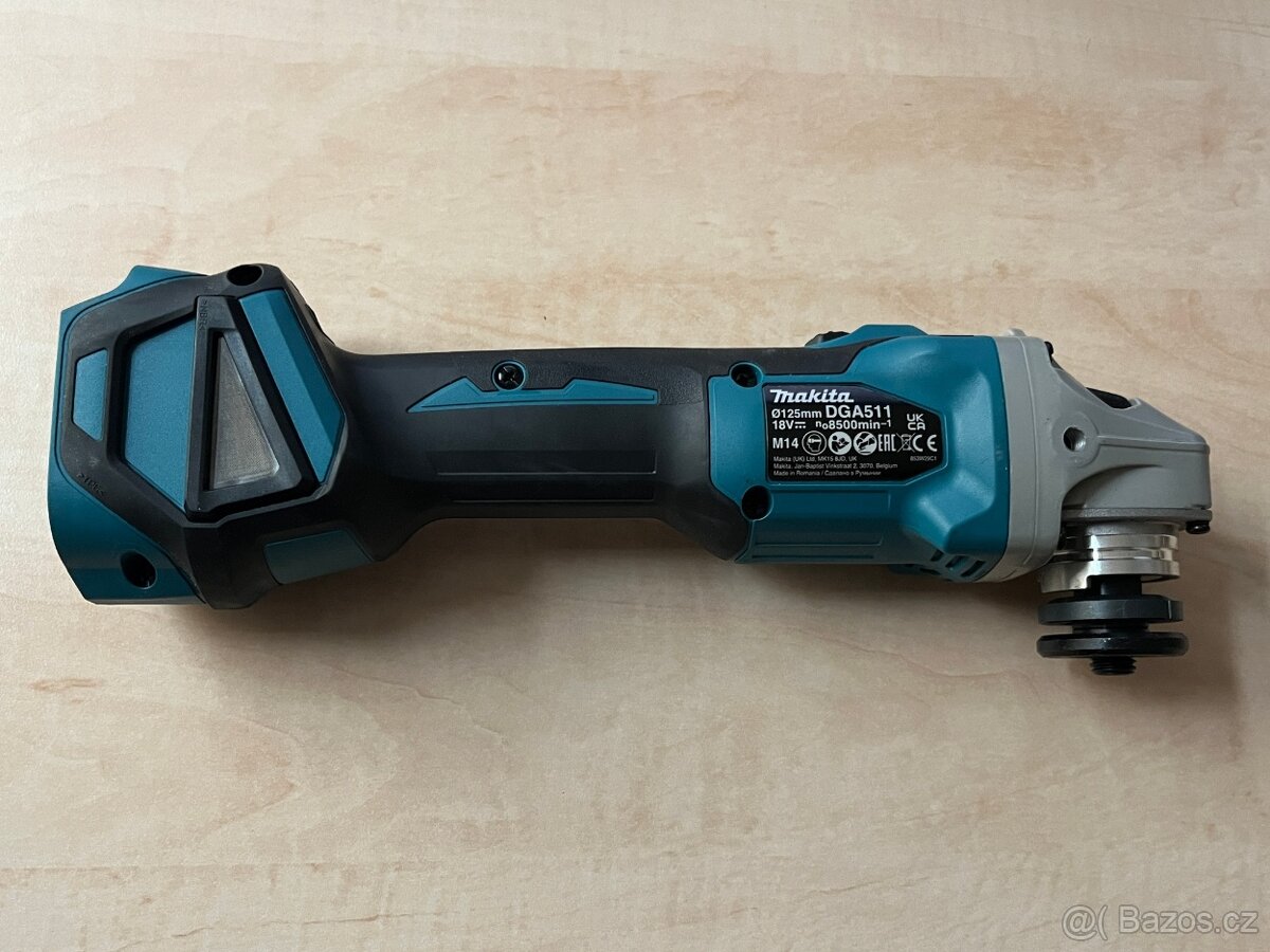 Makita Aku úhlová bruska DGA511 125 mm, nová