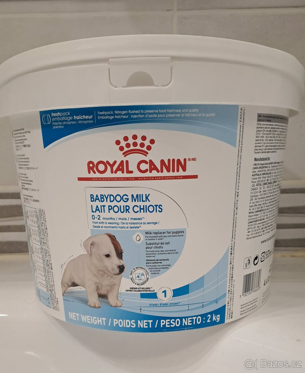 Prodám mléko pro štěňata Royal canin