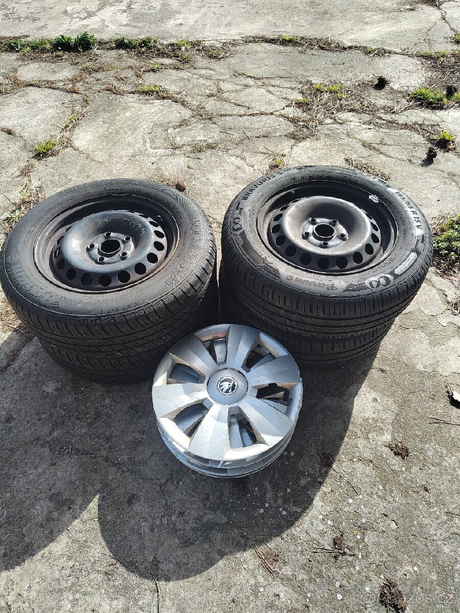 Plechová kola 5x112 R15 Octavia 2