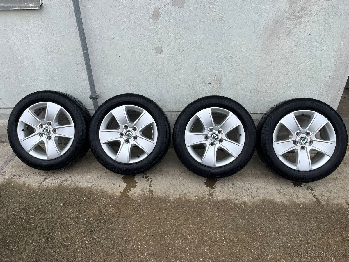 Originální alu kola Škoda Octavia II 205/55 R16