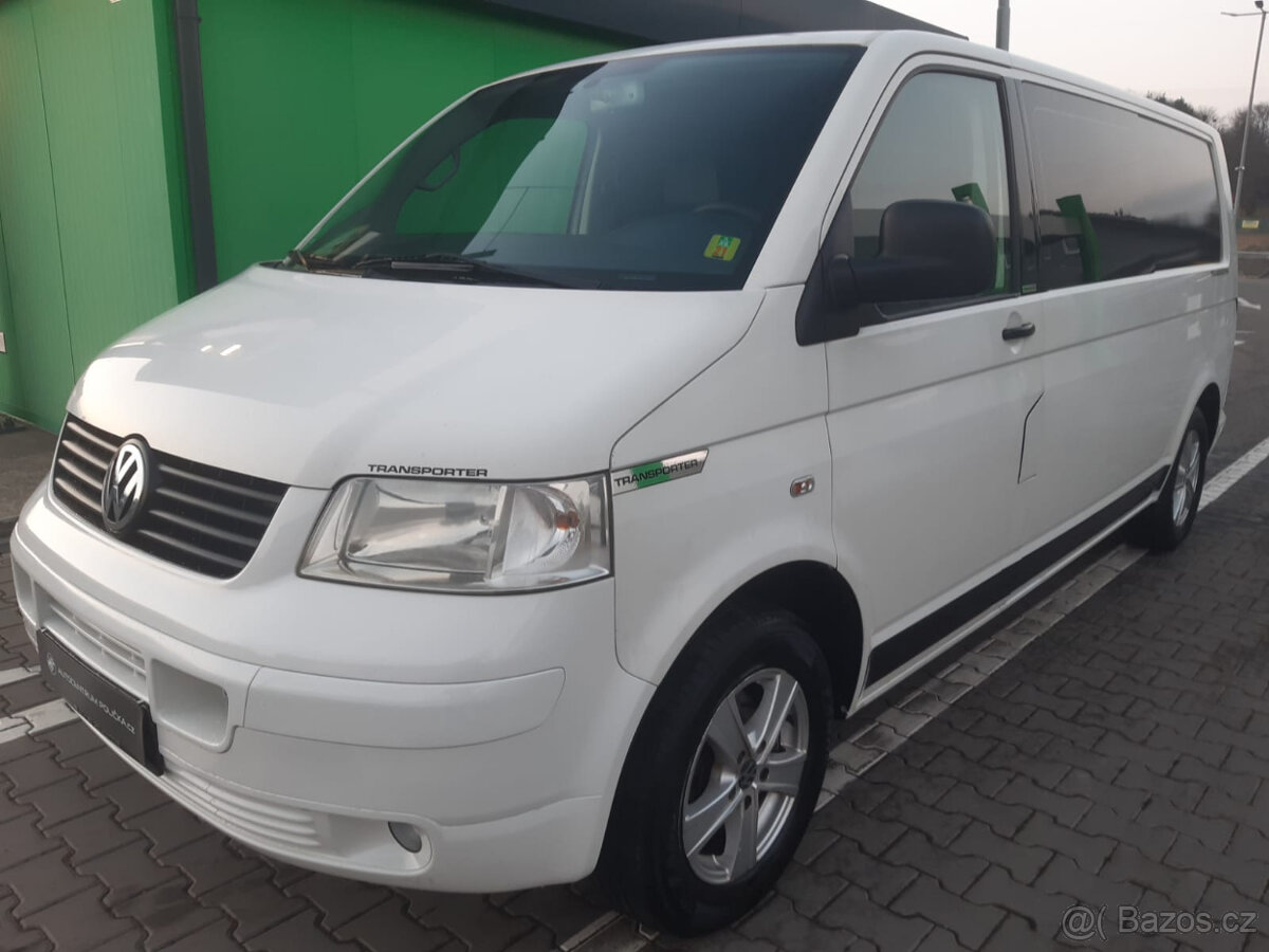 VW Transporter T5 1,9 Tdi  62Kw, r.v.:2009,5míst,  Long