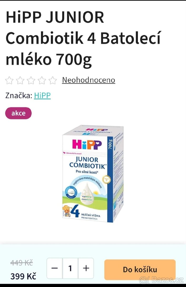 Hipp Junior Combiotik 4 700g