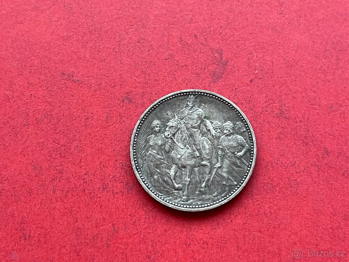 1 Koruna 1896 Milénium - Příchod Maďarů