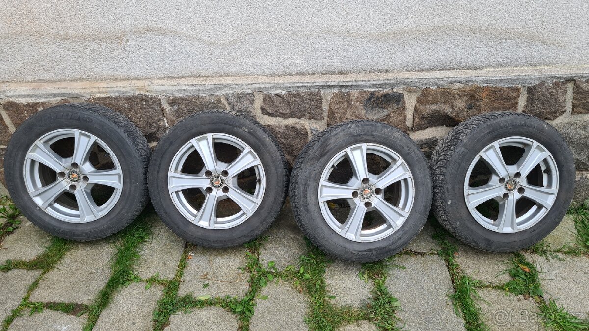 Zimni alu kola Michelin Alpin 185/65 r15 4x100