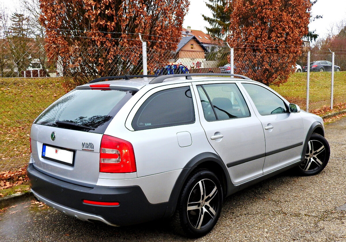 Š.Octavia II SCOUT 4x4 2.0 TDI 103 kW,Dig.klim,2008,S.kn.,ČR