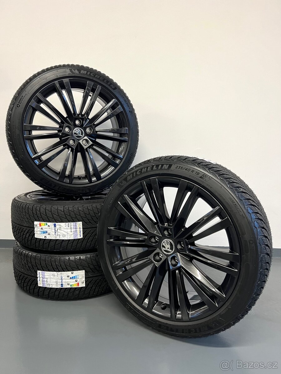 Zimní ❄️ Alu kola Canopus, Škoda Superb 3, 5x112 r19