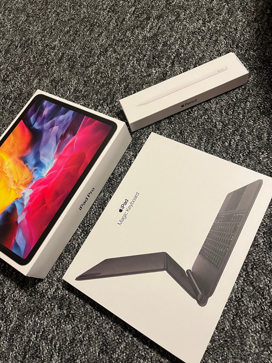 iPad Pro 11 (2. generace), Magic Keyboard, Apple Pencil