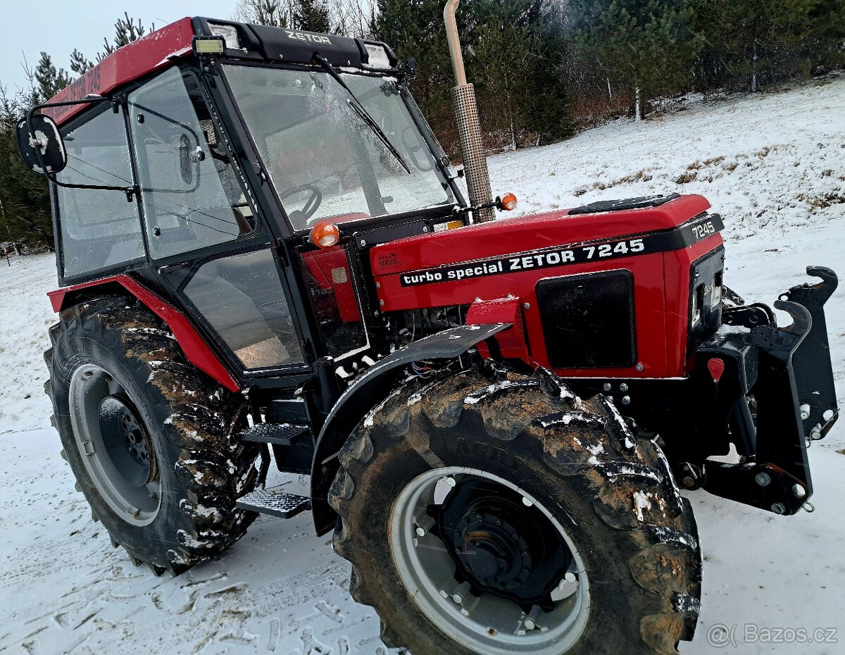 PREDAM TRAKTOR ZETOR 7245TURBO+CELNA HYDRAULUKA