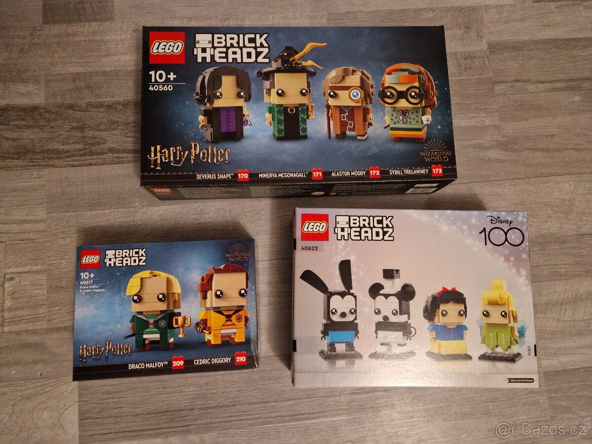 Lego Brickheadz sety (Harry Potter, Disney)