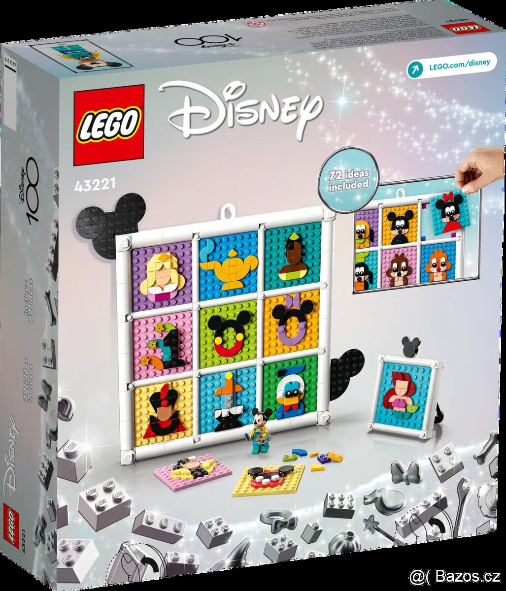 Lego 43221 100 let oblíbených animovaných postav Disney