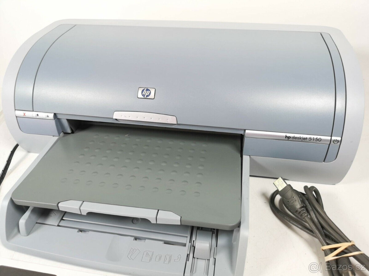 Inkoustová barevná tiskárna HP Deskjet 5150 s nabíječkou