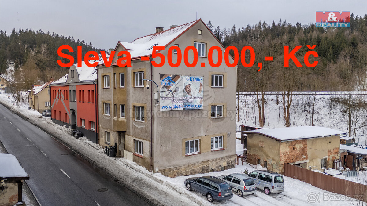 Prodej bytu 5+1, 143 m², Smržovka, ul. Rooseweltova