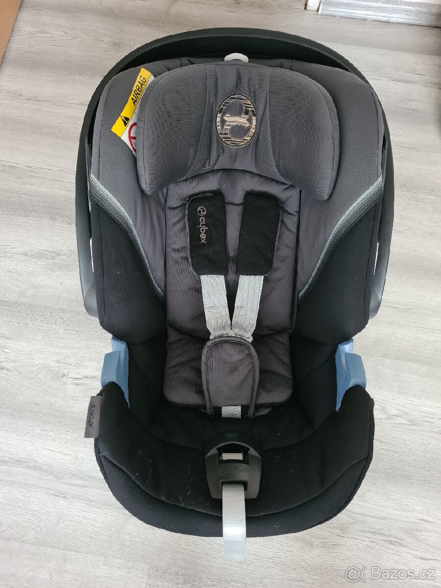 Vajíčko cybex Aton 5 + adaptéry na kočárek