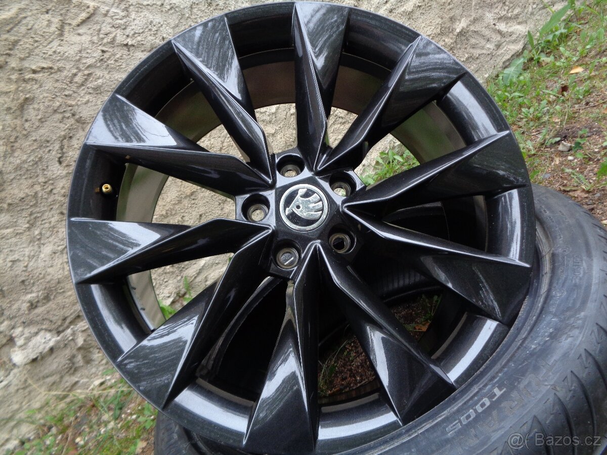 nové alu r19 origo škoda 5x112 CRYSTAL