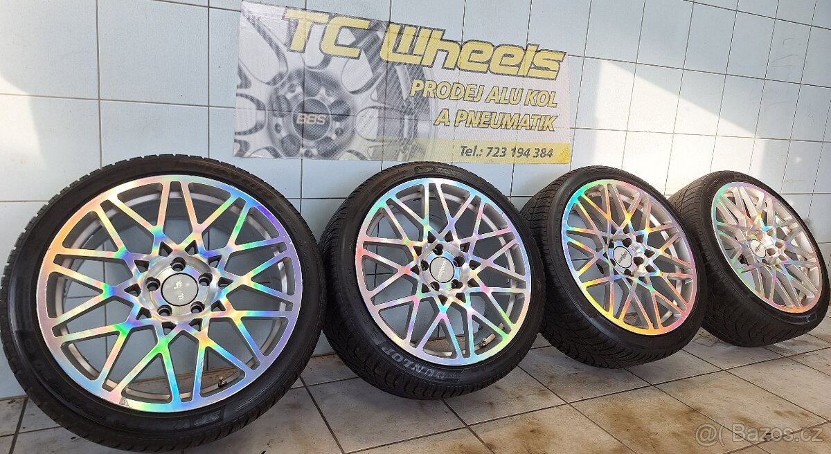 Alu kola R19 5x112 + zimní pneu 235/40/19 Dunlop