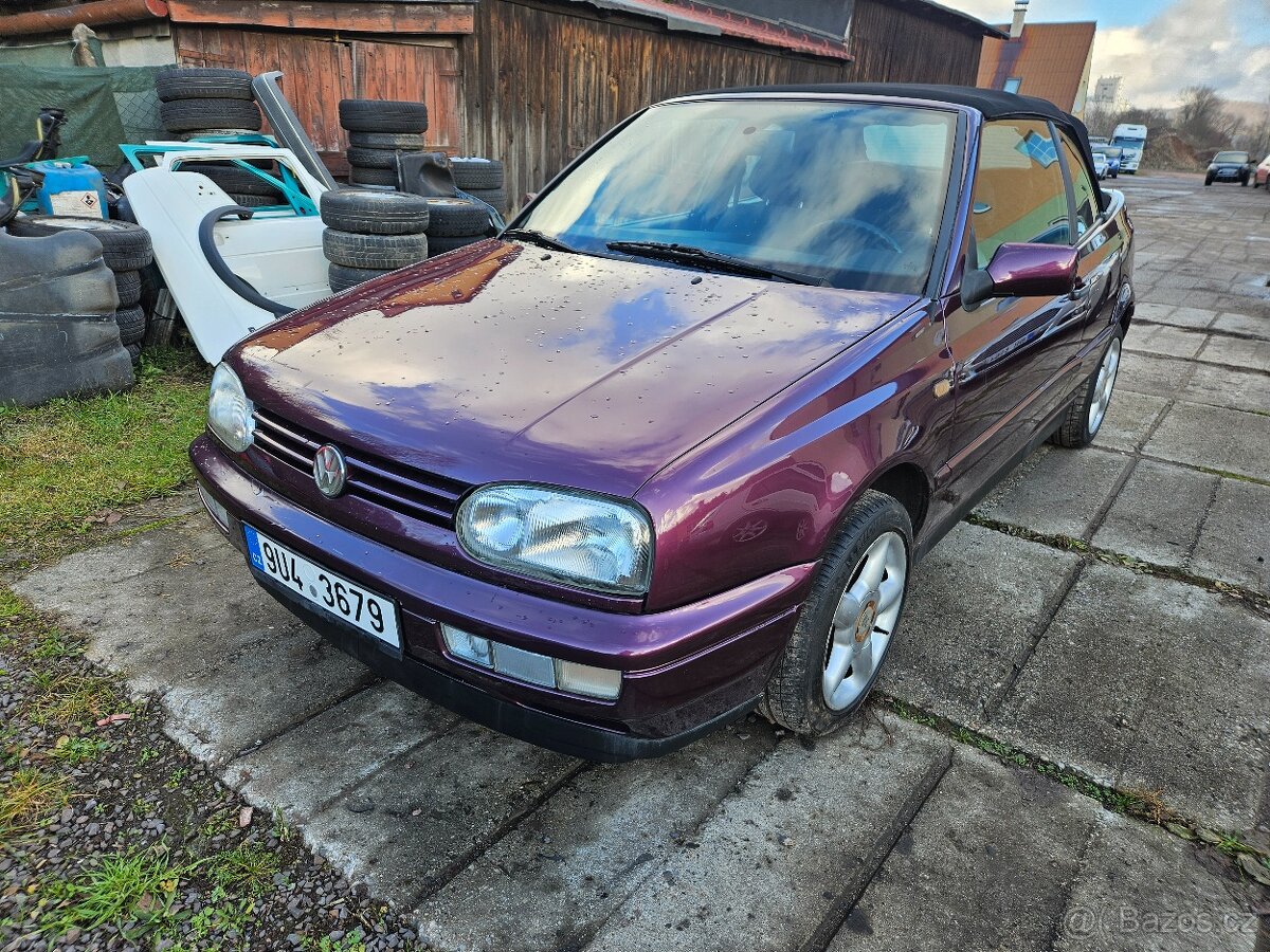 Vw golf mk3 cabrio 1,8