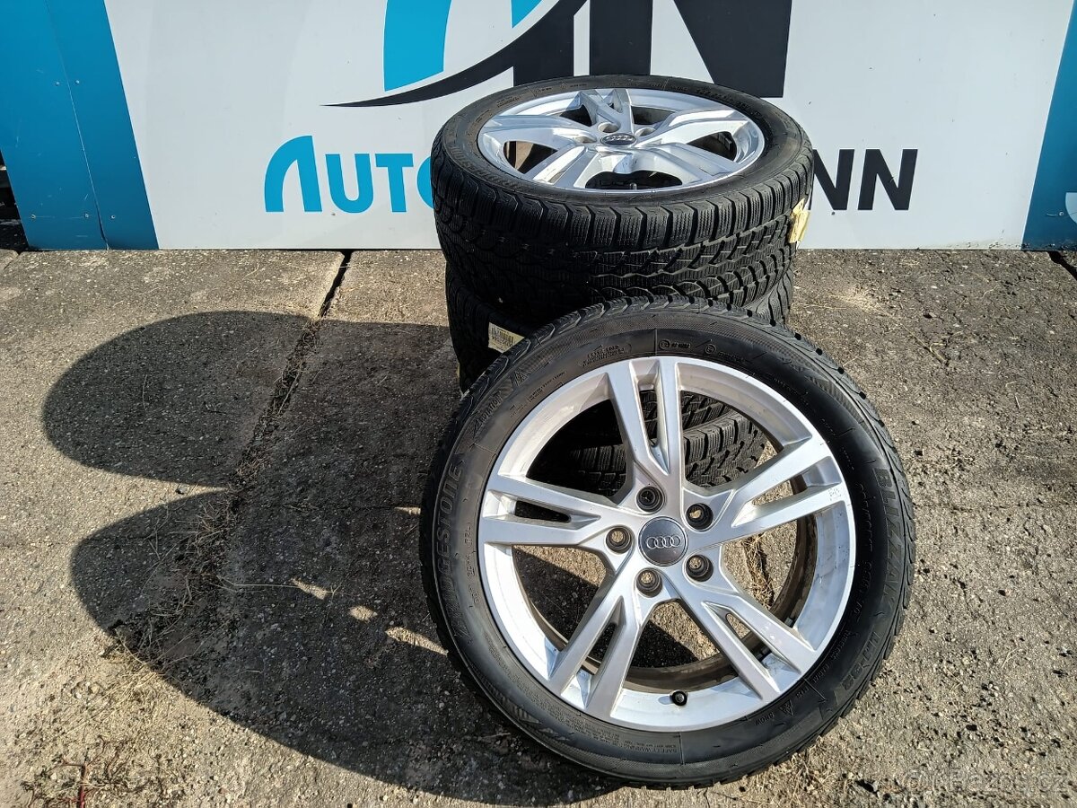 Zimní sada ALU + PNEU Bridgestone - 205/50R17 AUDI