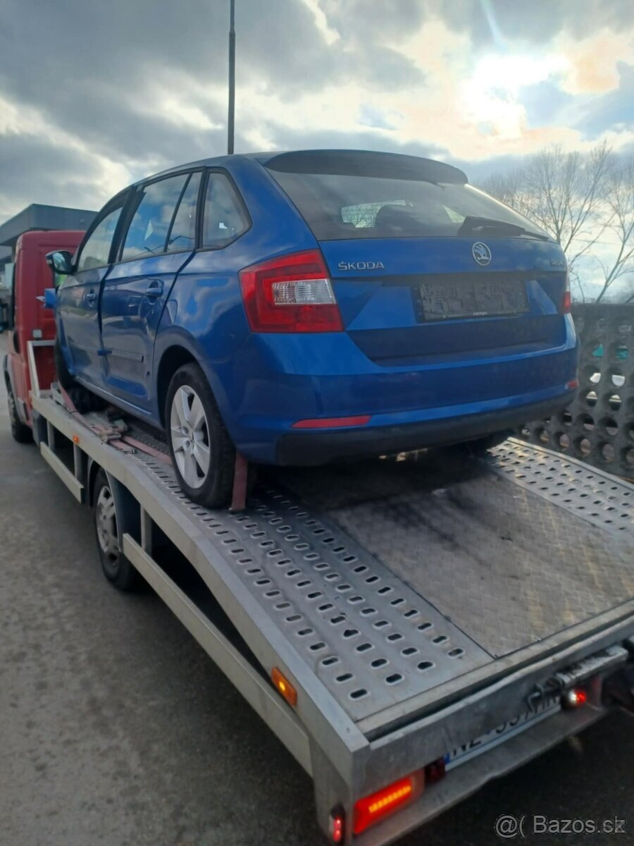 Rozpredam škoda Rapid Spaceback 1.2Tsi 81kw 2017