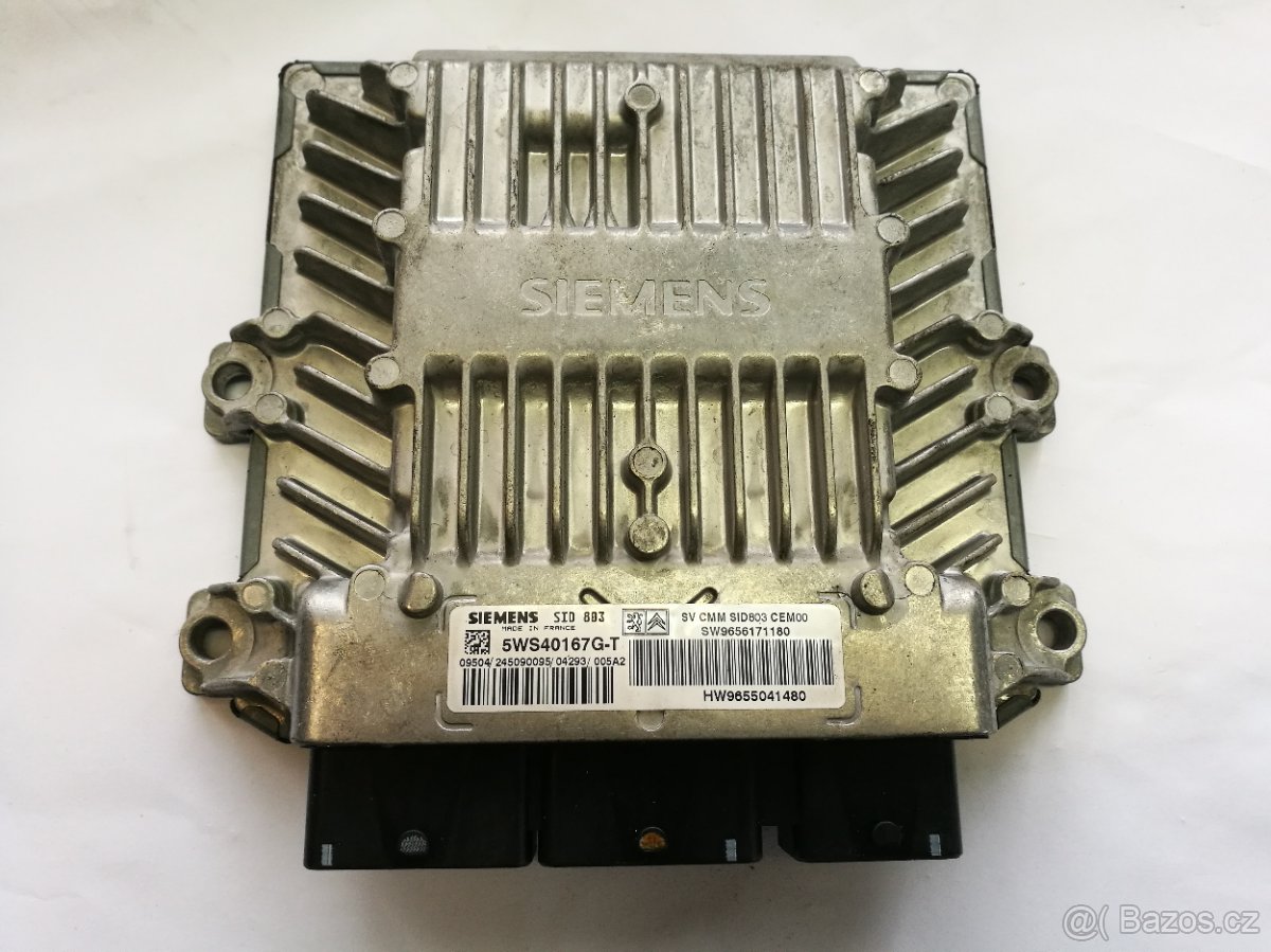 Peugeot-Citroen ECU Siemens SID 803 5WS40167G-T 9655041480