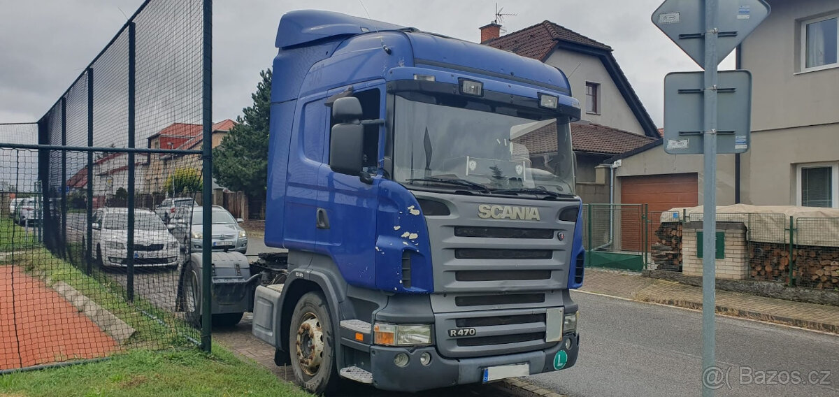 TAHAČ NÁVĚSŮ SCANIA R470 r.v.2005, standart, manuál,retardér